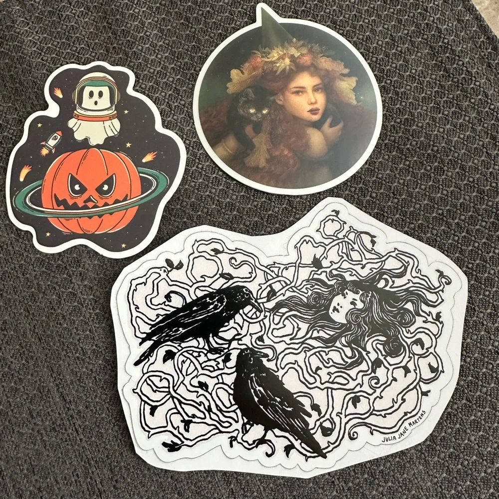 🦇💀 Goth/Spooky Sticker Bundle - Picture 3 of 5